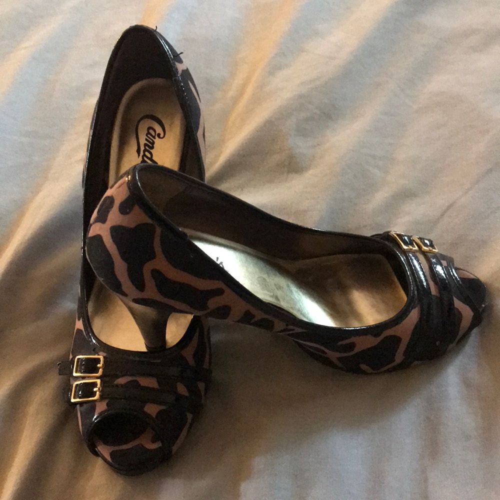 Leopard heels